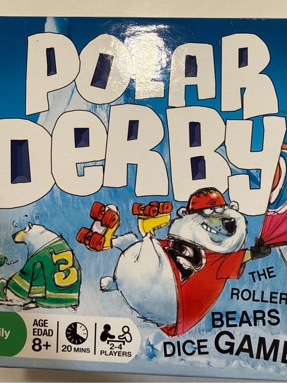 Source Unknown Polar Derby Kids Toy Game Blue White Red